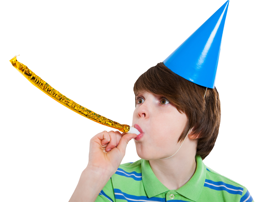 birthday boy in hat