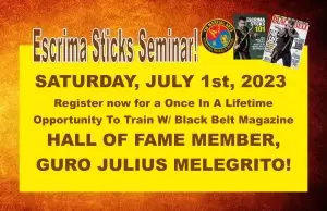 Escrima Sticks Seminar